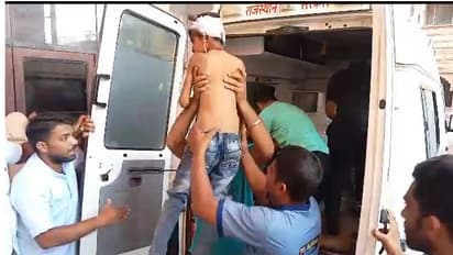 Big accident in Jodhur school bus overturned