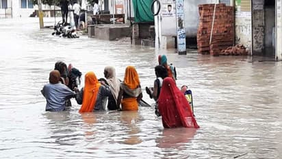 Heavy rain and flood in Rajasthan