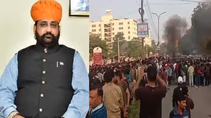 commotion and protest in Rajasthan 