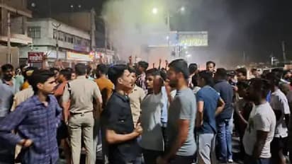 Heavy police deployment