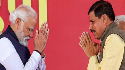 Chief Minister Mohan Yadav and PM Modi