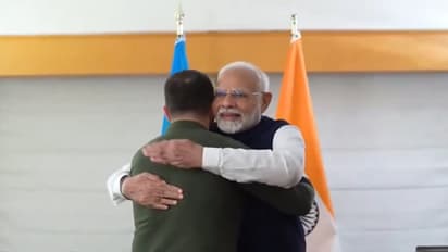 Narendra Modi With Volodymyr Zelenskyy