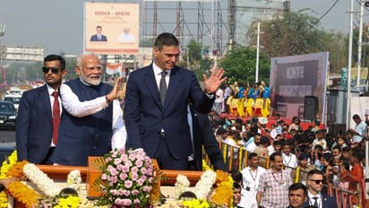 Narendra Modi with Sanchez