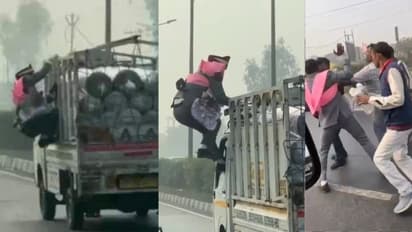 Man Flees With Money Garland From Wedding