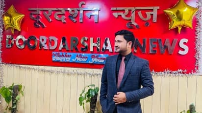 DD News news anchor Nitesh Bhardwaj