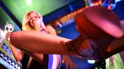 obscene dance in the bar