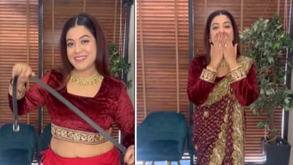 heavy-Saree-draping-hack