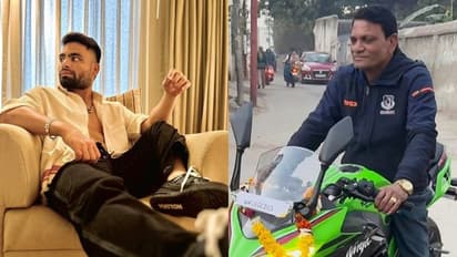 Rinku Singh gifted bike to his father