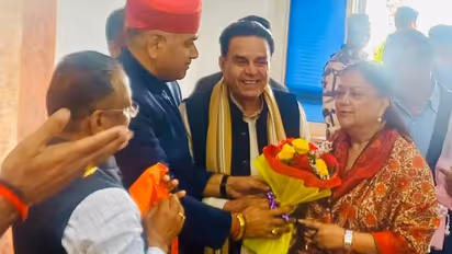 With BJP MLA Vasundhara Raje