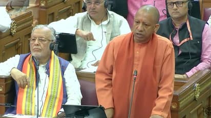 UP Assembly 2025 cm yogi attack on samajwadi party double standards education languages assembly debate