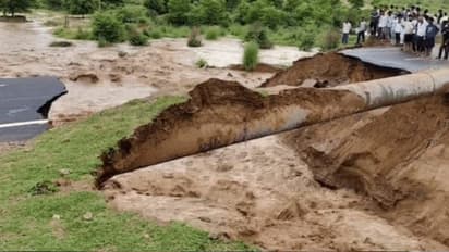rajasthan monsoon weather news heavy rain in Jhunjhunu