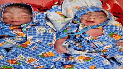 labour pain during exam gavr birth twin begusarai