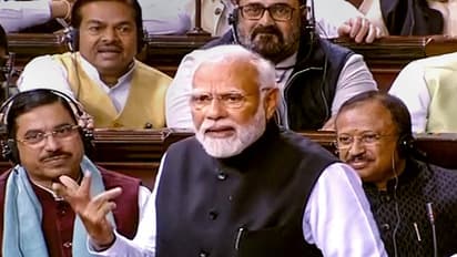 PM Modi in Rajya Sabha