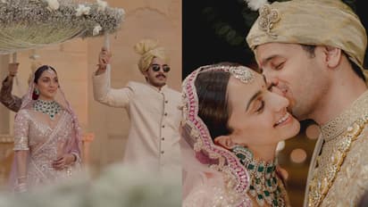 kiara advani dancing entry sidharth malhotra kisses bride