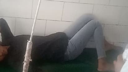 girl student fainted in exam room