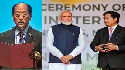 Neiphiu Rio Conrad Sangma Narendra Modi
