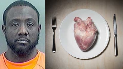 shocking murder COOKED WOMANS HEART