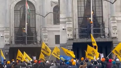 Khalistani supporters pull down Tricolour