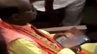 Agartala news bjp mla jadab lal debnath viral video