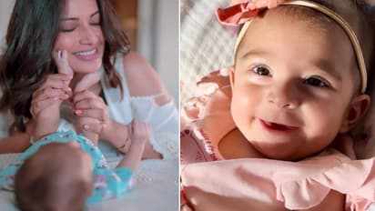 bipasha basu share adorable photos to introduce daughter devi to world