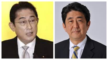Fumio Kishida and shinzo abe