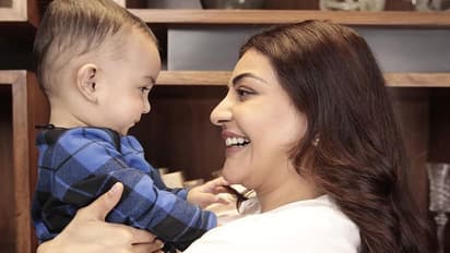 kajal aggarwal celebrates son Neil first birthday 