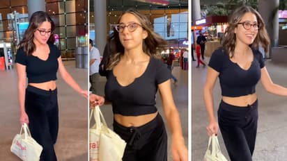 sara ali khan brutally trolled as she runs at airport 