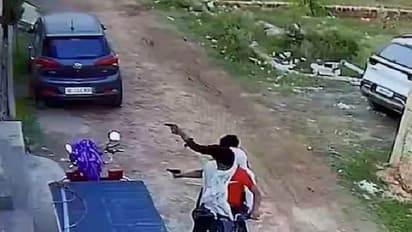 new delhi news Property Dealer Shot At By Men On Bike After Extortion Call captured in cctv