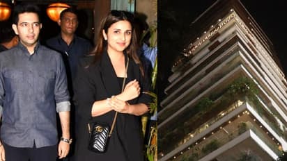 parineeti chopra mumbai home decorated with lights