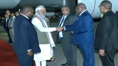PM Modi grand welcome in Papua new guinea