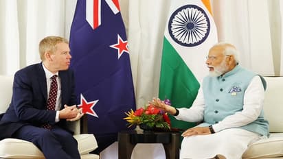 Narendra Modi meeting with Chrishipkins