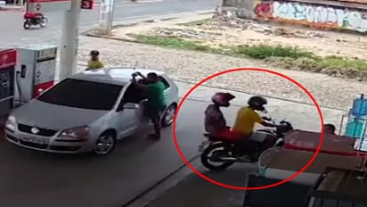 loot attempt fail at petrol pump