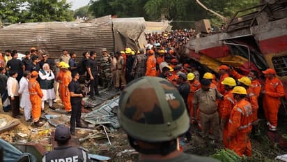 Odisha Train Accident Photo