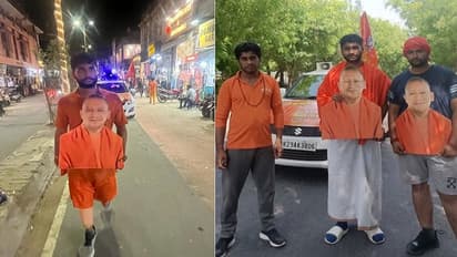 up cm yogi adityanath birthday on 5 june 4 youths walk 700 km to reached Ayodhya from delhi will pray for long life 