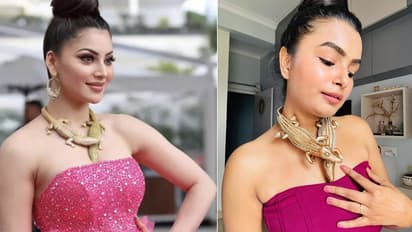 urvashi rautela cannes necklace