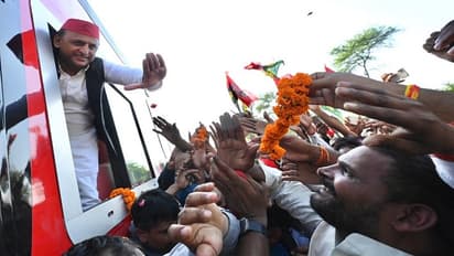 sp chief Akhilesh Yadav started Lok Jagran Rath Yatra from Lakhimpur Kheri