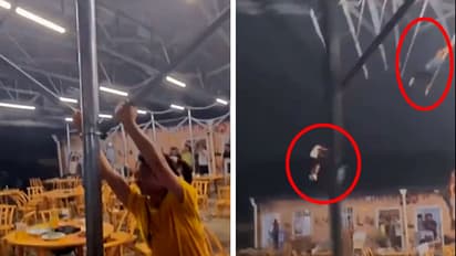 people flown away in storm