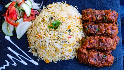 Chana Dal Seekh Kebab