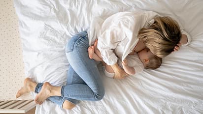 Mother milk effect on baby brain