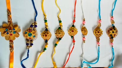 chhattisgarh-raksha-bandhan-2023-women-making-rakhi-of-cow-dung-bamboo-pearls