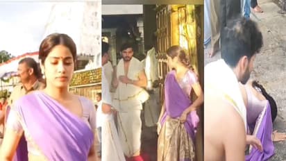 Janhvi Kapoor reached Tirupati temple