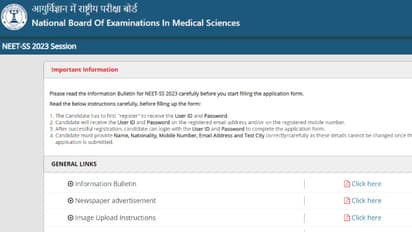 NEET SS 2023 Final edit window opened