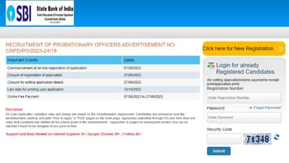 SBI PO 2023 Registration Direct link to apply