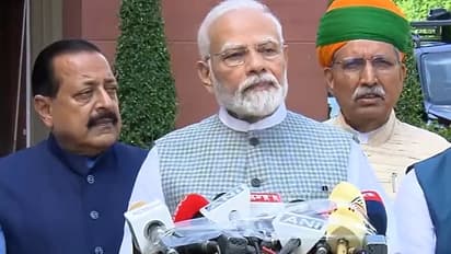 PM Narendra Modi in Sansad