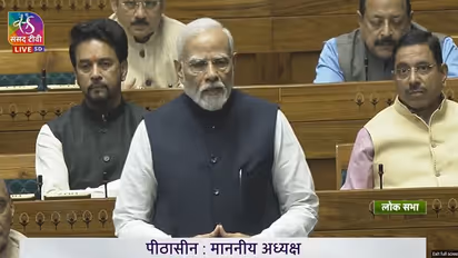 PM Modi in Lok Sabha