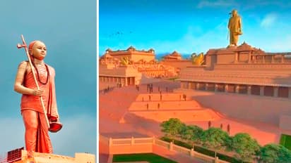 Swami-Avdheshanand-on-statue-on-oneness