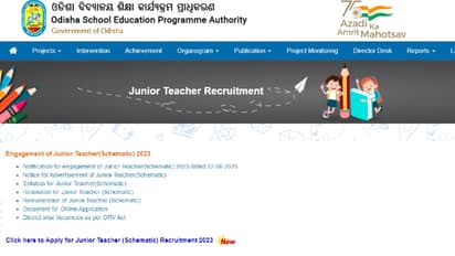 Odisha Junior Teacher Recruitment 2023