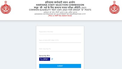 HSSC Haryana group D admit card 2023 direct link