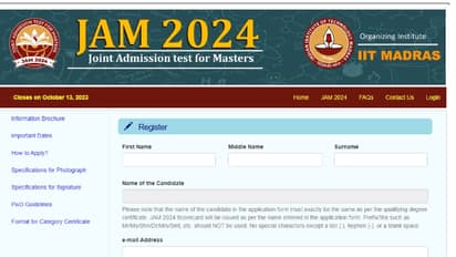 IIT Jam 2024 Registration Direct Link