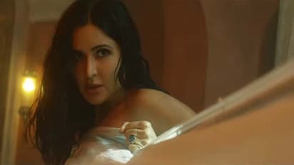 katrina kaif fighting wearing towel in tiger 3 trailer